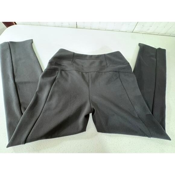 "Te Verde" Black ,Stretch Pants, Warm, Zipper, Gym, Yoga, Comfy, Workout Pants - Picture 4 of 5